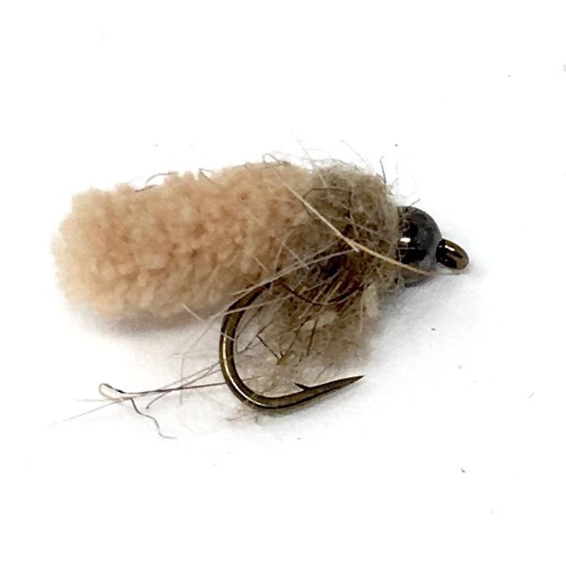 Bead Head Mop Fly|Tan|Cream|Chartruese|Gray|Pink|10|14