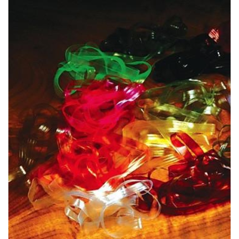 Hareline Dubbin 1/4 Scud Back|Clear|Pink|Orange|Light Olive|Tan|Red|Gray|Black|Yellow|Brown|Chartreuse|Dark Olive|Summer Duck|Olive|Olive Brown|Purple|Shell Pink|Shrimp Pink