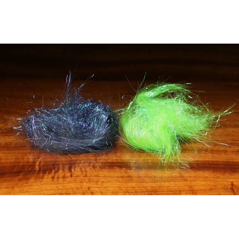 Hareline Ripple Ice Dub||11 Black||153 Gold||23 Blue Steely||234 Minnow Belly Pearl||239 Mother of Pearl||262 Northern Lights||284 Pearl Green Hue||286 Pearl Red Hue||340 Shell Pink||344 Silver||375 UV Pearl||39 Bronze Peacock||54 Chartreuse||65 Clear|109