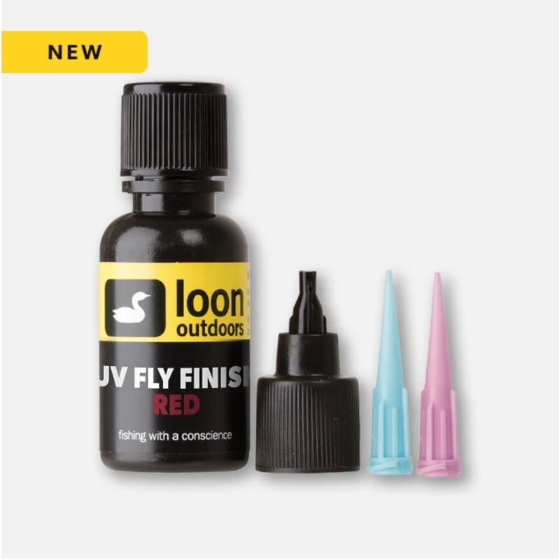 Loon UV Colored Fly Finish|Red|Blue|Orange|Yellow|Olive|White|Smoke|Black|Brown|Hot Red|Hot Blue|Hot Orange|Hot Yellow|Hot Green|Hot Pink|Hot Purple