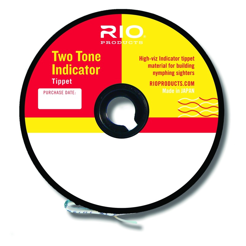Rio 2-Tone Indicator Tippet|FL Pink &FL Chartreuse|Black & White|2X|1X|3X|4X|5x|6x