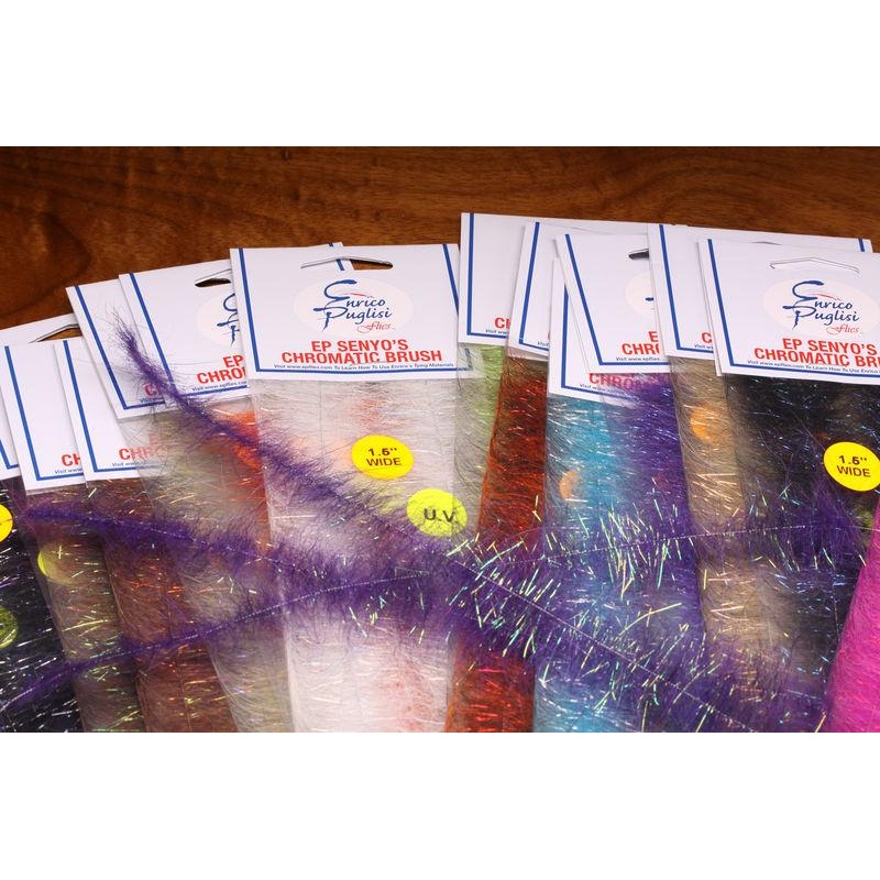 EP Senyo Chromatic Brush|Copper Candy|Chocolate|Joker|Chubb|Erie Emerald|Live Bait|Lizard|Pale Bronze|Tiger|Flame|Midnight|1.5″|3″