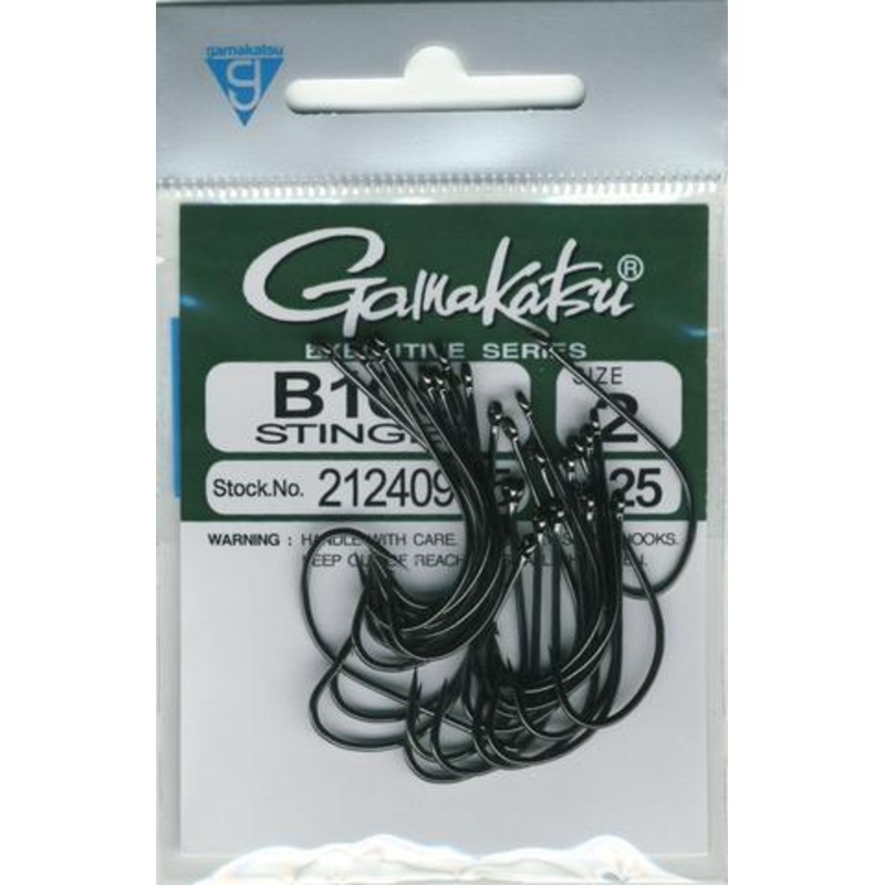 Gamakatsu B10S Stinger Hook 25 pack