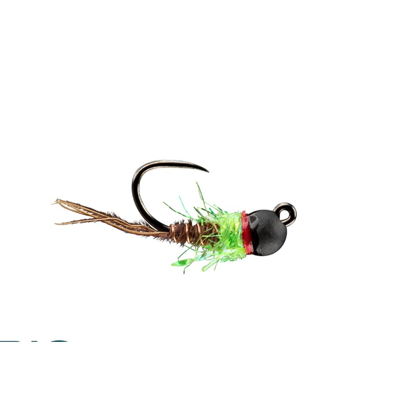 Rio French Dip Jig Black Bead|Chartreuse|Hot Orange|Purple|Pink|Shrimp|Size 12 – 3.8mm|Size 14 – 3.3mm|Size 16 – 2.8mm