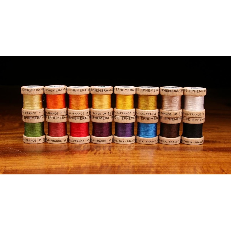 54 Dean Street Silk Thread||1316 Claret||15 Primrose||2126 Green||2400 Golden Olive||2644 Puce||3056 Ash Grey||3336 Violet||4096 White||4106 Black||4124 Brown||4924 Royal Blue||524 Light Olive||544 Golden Yellow||625 Orange||633 Burnt Orange||925 Red