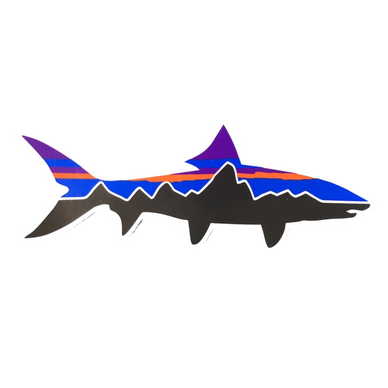 Fitz Roy Sticker|3″|8″|3.5″|2.5″|Trout|Bonefish|Tarpon|Permit|Rooster|Trevally|Bison|Musky|Defend Public Lands