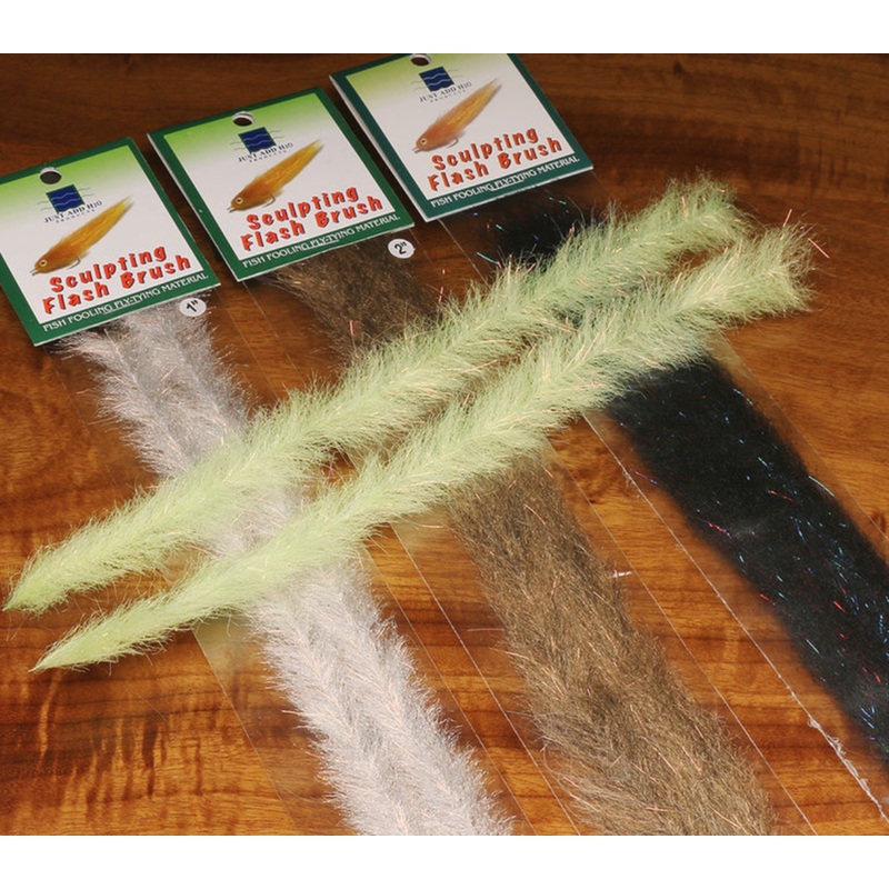 Sculpting Flash Fiber Brush|White|Silver Grey|Midnight Blitz|Chartreuse|Olive|Pearl|Tan|Black|Bleeding Black|Wild Olive|Shrimp|Mullet Brown|Sand|Bronze Back|1 Inch|2 Inch|3 inch