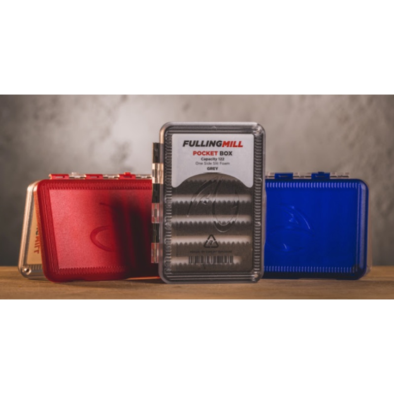 Fulling Mill Pocket Box|Red|Gray|Blue