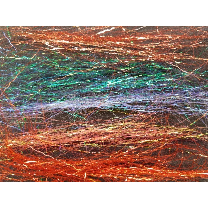 Hareline Ripple Ice Fiber||11 Black||142 Fl Yellow||153 Gold||23 Blue UV||234 Minnow Mix Pearl||263 Olive||271 Orange||282 Peacock||284 Pearl Green||289 Pink||310 Red||343 Shrimp Pink||359 Smolt Blue||375 UV Pearl||383 Yellow||54 Chartruese||67 Copper||15