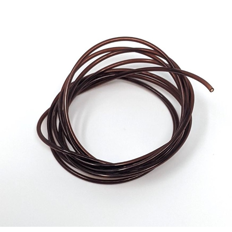 Hareline Standard Tubing|Mahogany|Tan|Olive|Rust|Orange|Red|Clear|Pink