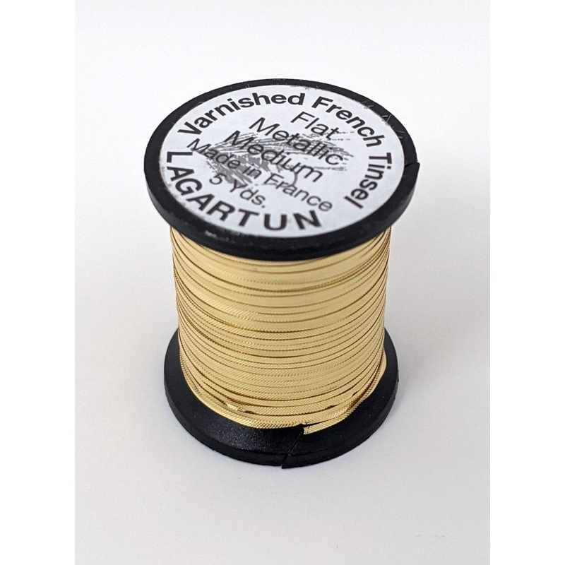 Lagartun Metal Flat Satin Embossed Tinsel