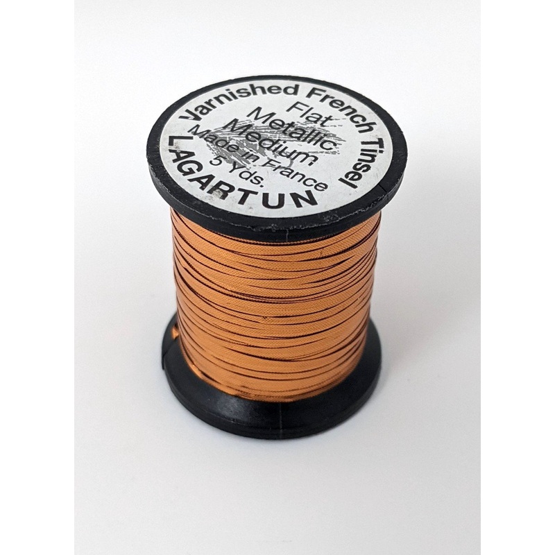 Lagartun Metal Flat Satin Embossed Tinsel