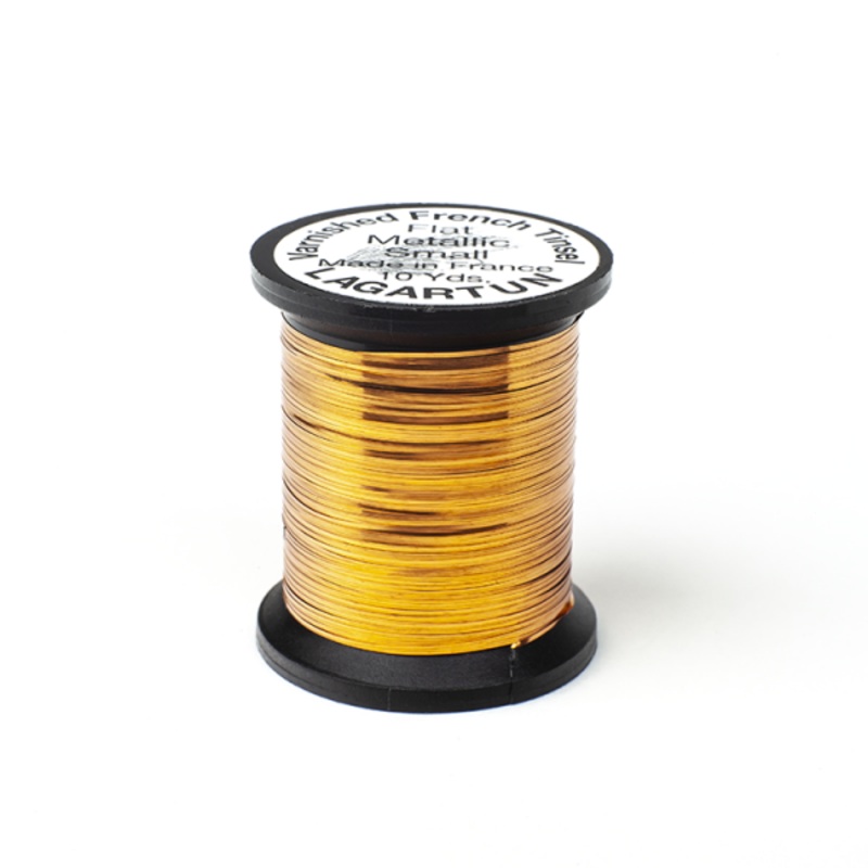 Lagartun Metal Flat Tinsel|Copper|Gold|Silver|Small|Medium|Large