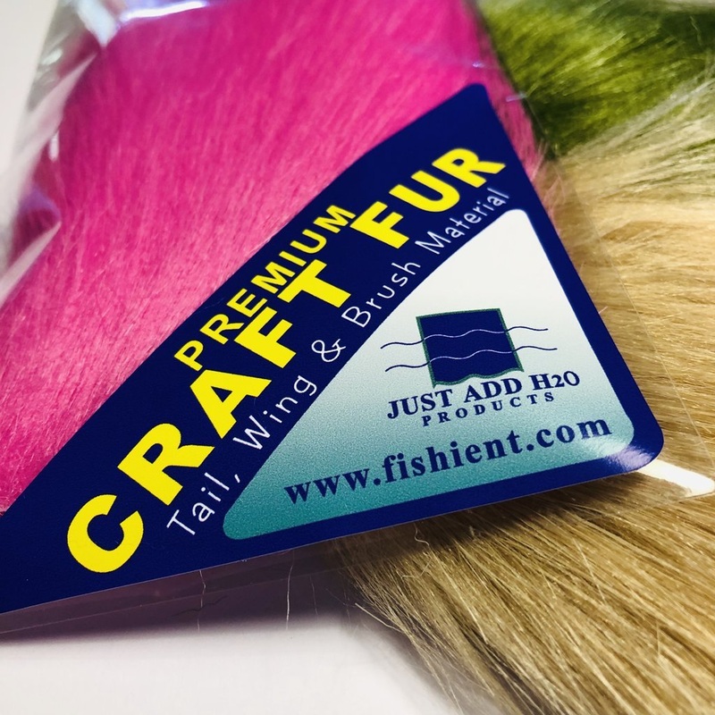 Premium Craft Fur|White|Cream|Tan|Pink|Red|Chartreuse|Olive|Grey|Purple|Black