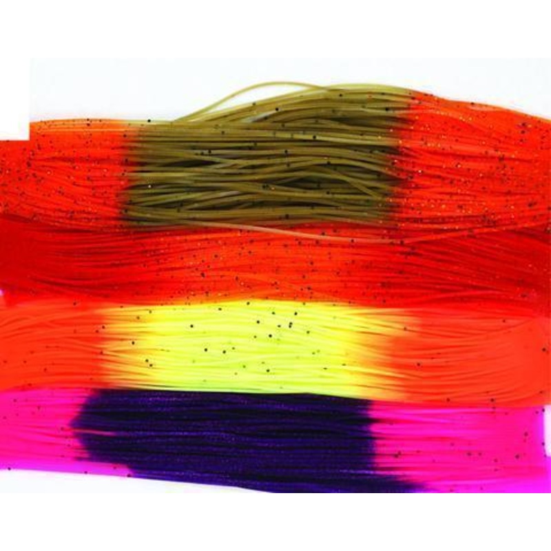 Sili Legs Fire Tip|Pumpkin/Orange|Purple/Hot Pink|Black/Red|Black/Purple|Clear/Fire Orange|Chartreuse/Fire Orange|Yellow/Red Tip|Brown/Black Tip|Pumpkin/Red Tip|Olive/Red Tip|Chartreuse/Green Tip|Olive/Orange|Pumpkin/Fire Orange