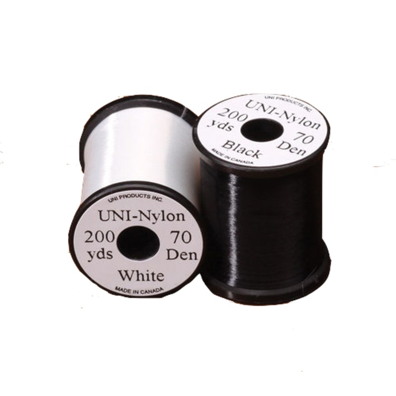 Uni Nylon Thread|White|Black|70 Denier|210 Denier