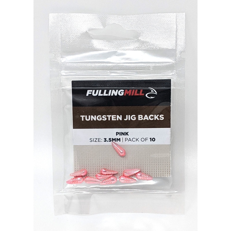 Fulling Mill Jig Back 10 pk|Metallic Pink|3.5mm|4.0mm