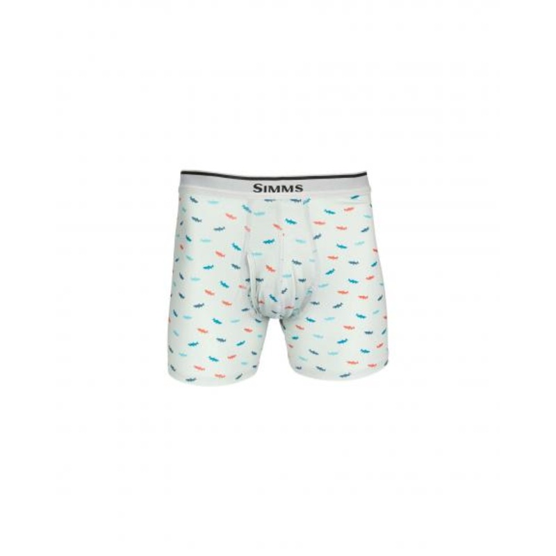 Simms Boxer Brief|Rooster Fest Khaki|Trout Critter Sterling|Slamdown Meridian|M|L|XL|XXL