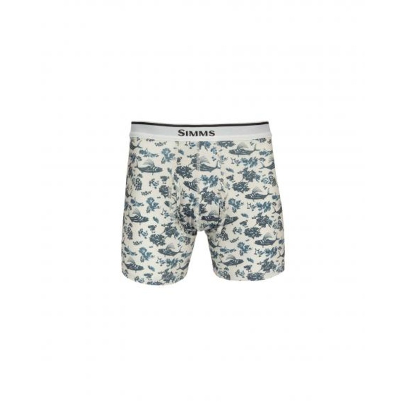 Simms Boxer Brief|Rooster Fest Khaki|Trout Critter Sterling|Slamdown Meridian|M|L|XL|XXL