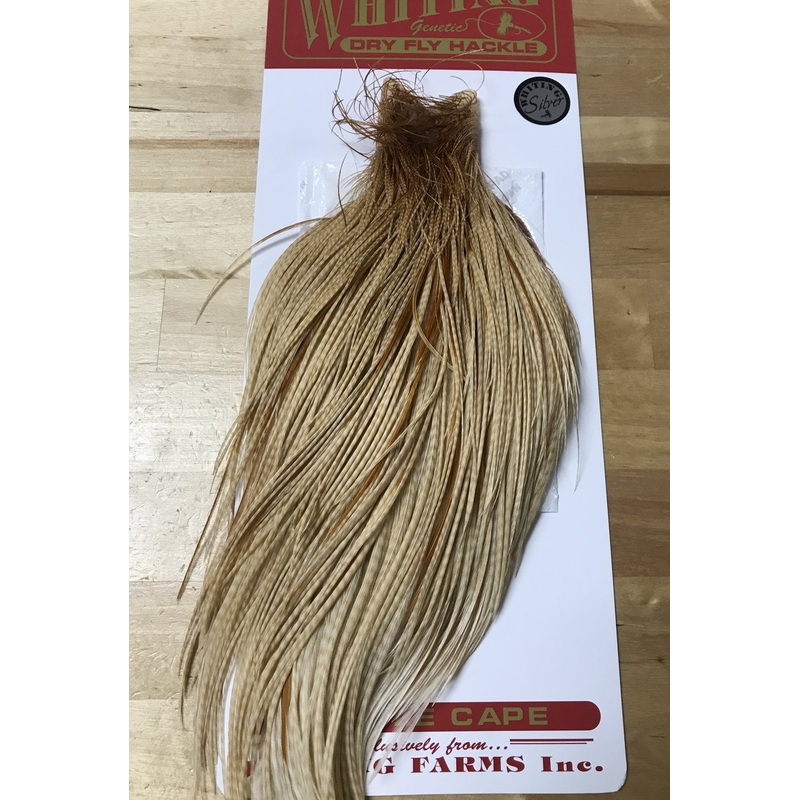 Whiting Silver Cape|Grizzly|Barred Dark Ginger|Barred Medium Ginger|Medium Ginger|Brown|Light Ginger