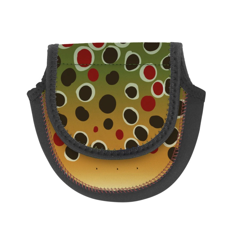 Cheeky Fish Skin Reel Case|Brook Trout|Brown Trout|Rainbow Trout|Large|Small