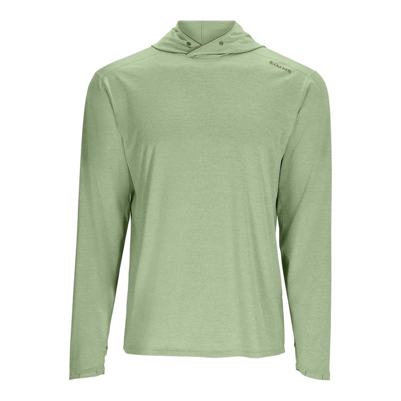 Simms Solarflex Hoody|Field Heather|Steel Blue Heather|Bay Leaf|Sterling|Orange Maple Heather|Dolomite Heather|Back Eddy White|Back Eddy Stone|S|M|L|XL|XXL|3XL