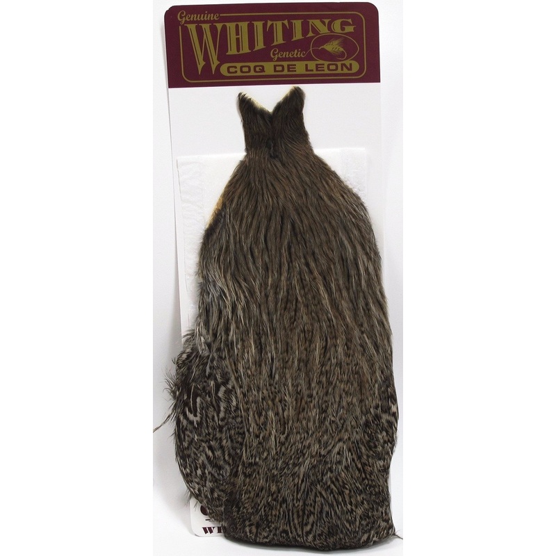 Whiting Coq de Leon Hen Cape|Brown Speckled|Silver Speckled|Brown|Speckled Olive|Speckled Purple