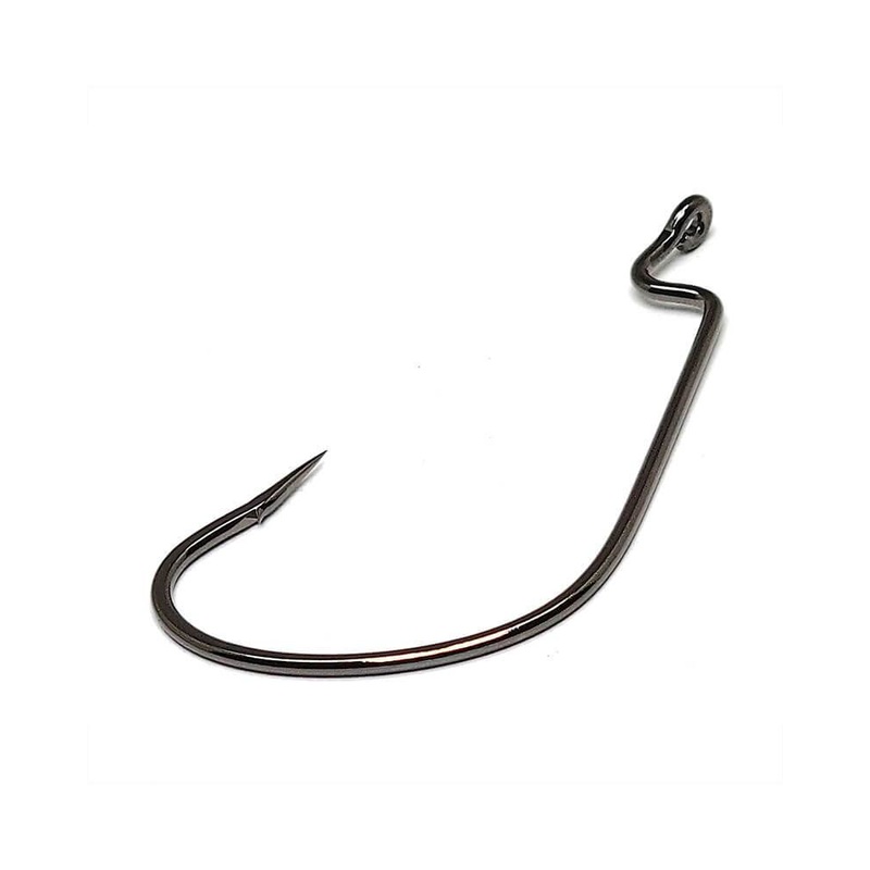 Gamakatsu Worm Hook G-Lock NS Black, Loose Pack
