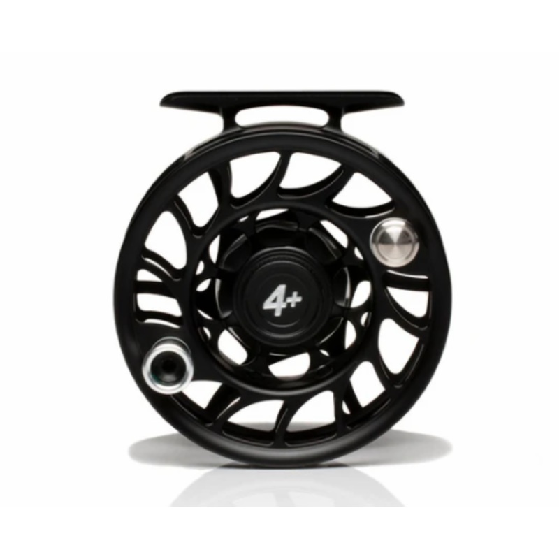 Hatch Iconic 4 Plus Reel|Black/Silver|Clear Blue|Gray/Black|Clear Red|Large Arbor