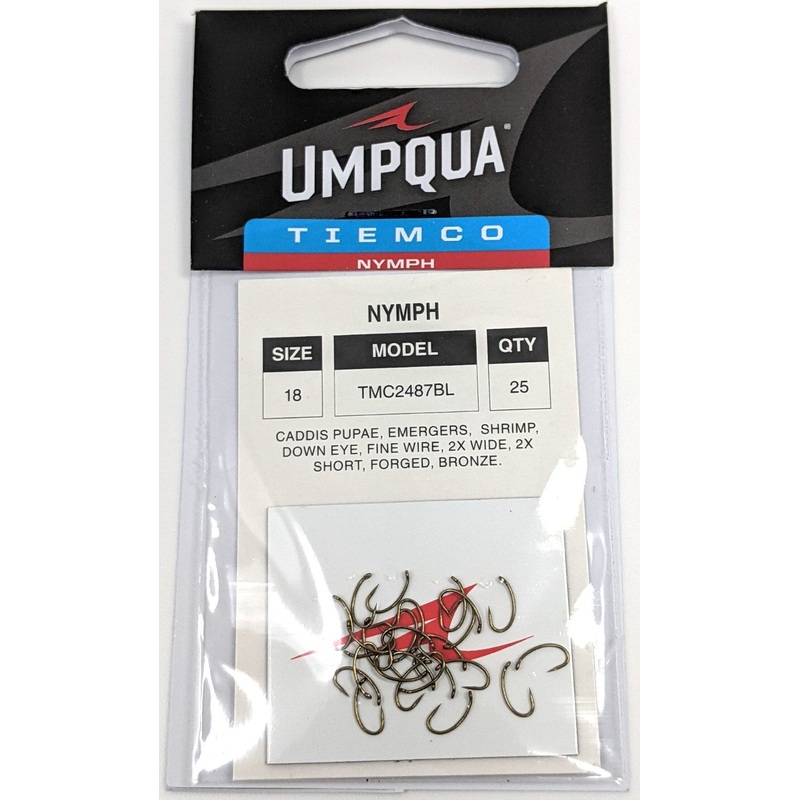 Tiemco 2487BL Hook 25 Pack|18|16