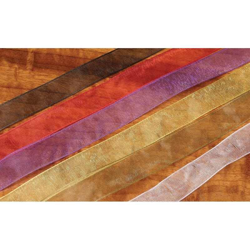 Hareline Dubbin Pseudo Hackle|Fl Chartreuse|Shrimp Pink|Clear White|Olive Brown|1 1/2″|1/2″