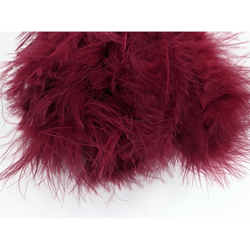 Hareline Wooly Bugger Marabou||63 Claret|Black|Olive|White|Brown|Tan