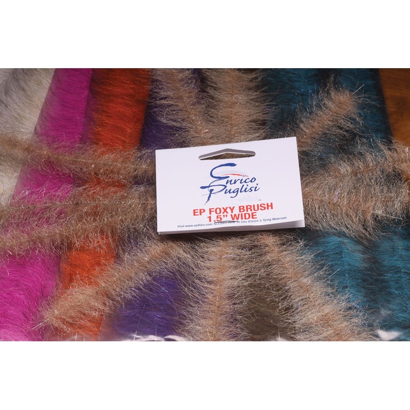 EP Foxy Brush 1.5 Wide|Brown Speckled|Black|Rust|Tan|White|Root Beer|Olive Brown|Chartreuse|Sand|Coyote|Pale Olive|Red|Kingfisher Blue