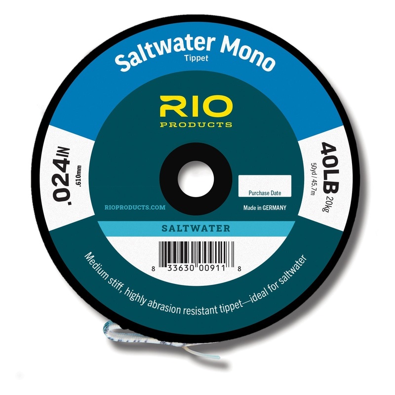 Rio Saltwater Mono Tippet|30LB|25LB|20LB|16LB|12LB|10LB|8LB|60LB|50LB|40LB