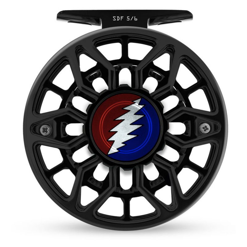 Abel SDF Reel – Grateful Dead Bolt – Black Ported 5/6