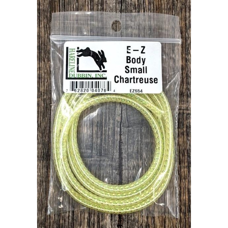 Hareline E-Z Body|Pearl|Chartreuse|Gold|Small|Medium|Large|X-Large