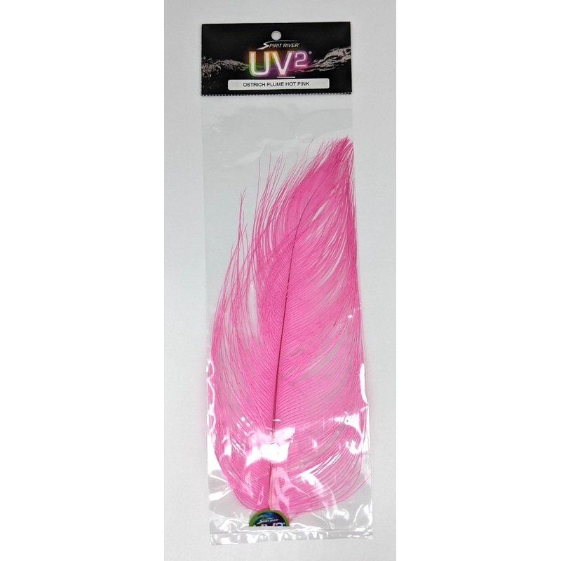 Spirit River Ostrich Plumes|Cerise|Hot Pink|Fl Chartreuse|Fl Orange|Kingfisher Blue|Salmon