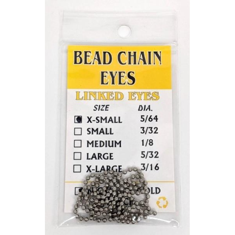 Wapsi Bead Chain Eyes|Black|Silver|XS|S