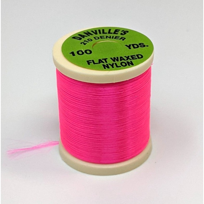 Danville Flat Waxed Thread|Black|White|Olive|Red|Fl Fire Orange|Fl Red|Fl. Yellow Chartreuse|Fl. White|Fl. Pink|Fl. Orange|Fl. Green|Yellow|Brown