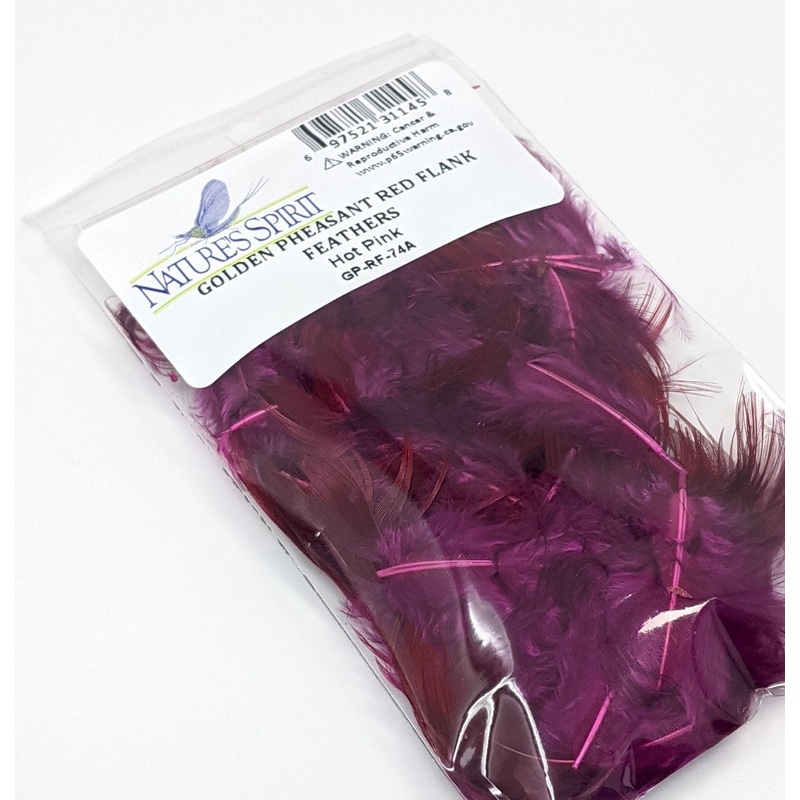 Golden Pheasant Red Flank Feathers