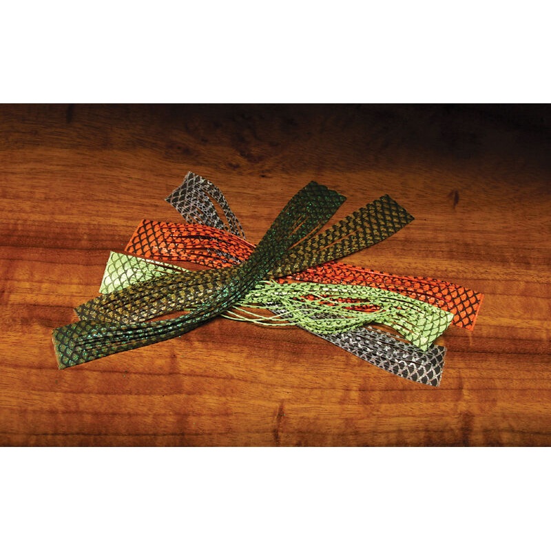 Hareline Barred Crazy Legs|Golden Yellow/Pearl Flake |162