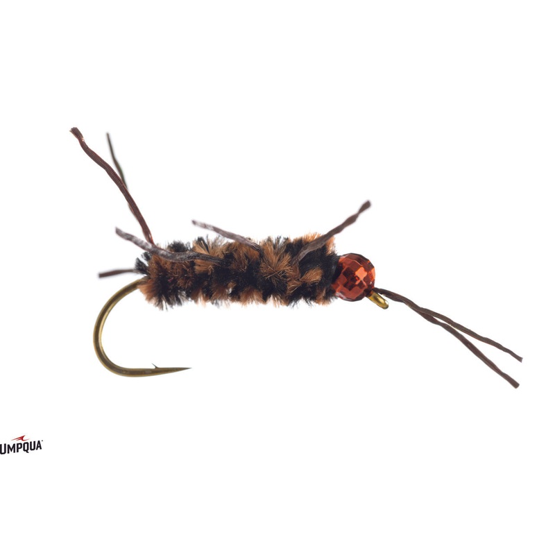 Rubberlegs Tungsten Jig Nymph|Coffee Black|10