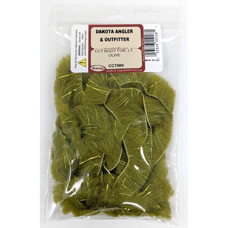 Wapsi Body Fur|Lt. Olive|Smoke Gray|Orange|Red|Black