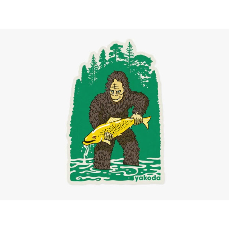 Yakoda Stickers|Bigfoot Sticker|Ghost Catcha|Hopper|Trippy Grizzly|Red Eye|Circle Badge|Dry or Die|Dream Canyon|Promised Land|Bugs Brigade|Freestoned|Trout Brain|Rise Early|Peace Frog|Streamer|Flow|Trout Logo- Gold|Trout Logo- Crimson|Trout Logo- Teal