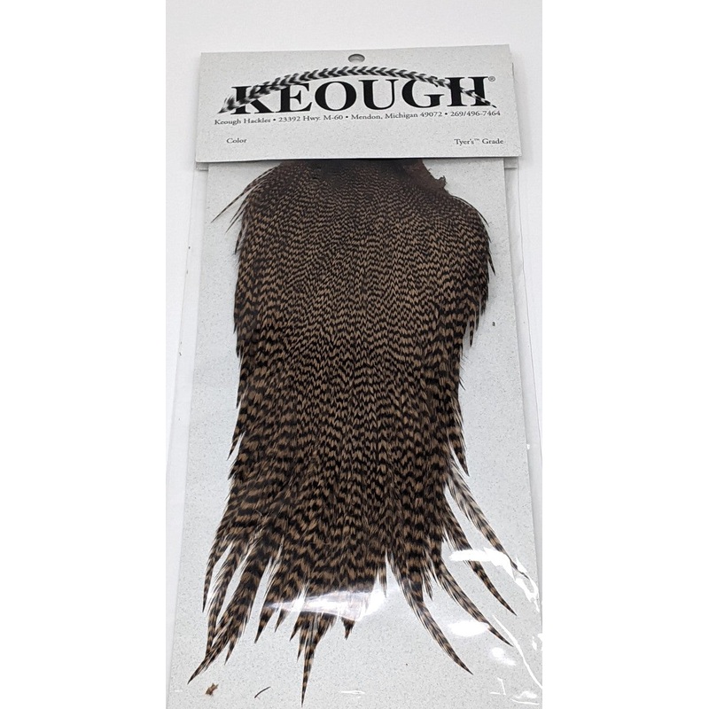 Keough Tyers Grade Cape|Grizzly dyed Tan|Grizzly Bleached|Grizzly|Brown|Medium Dun