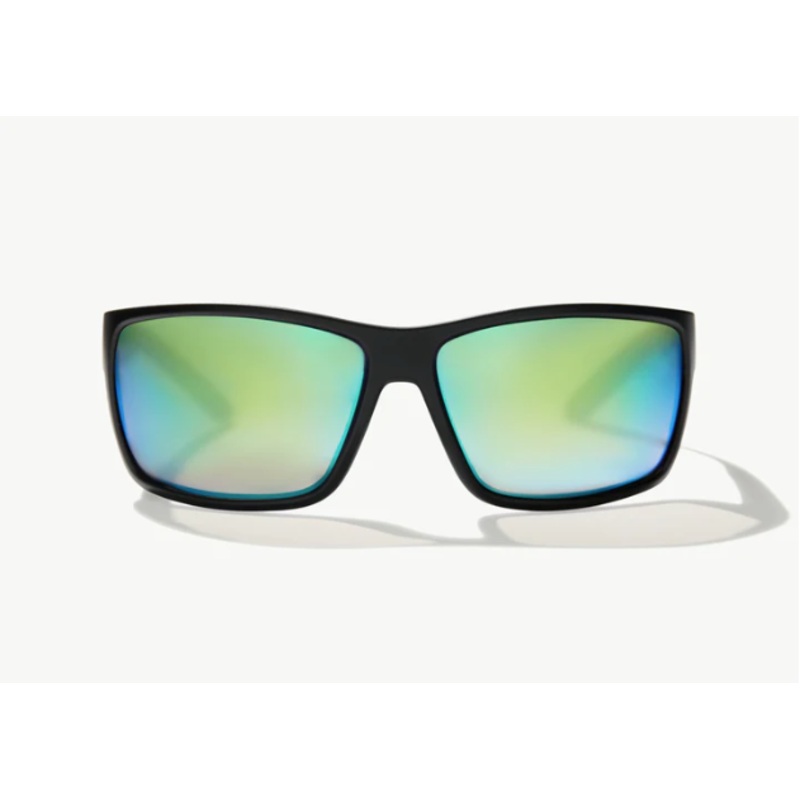 Bajio Bales Beach Sunglasses|Green Glass|Rose Mirror|Violet Mirror PC|Black Matte