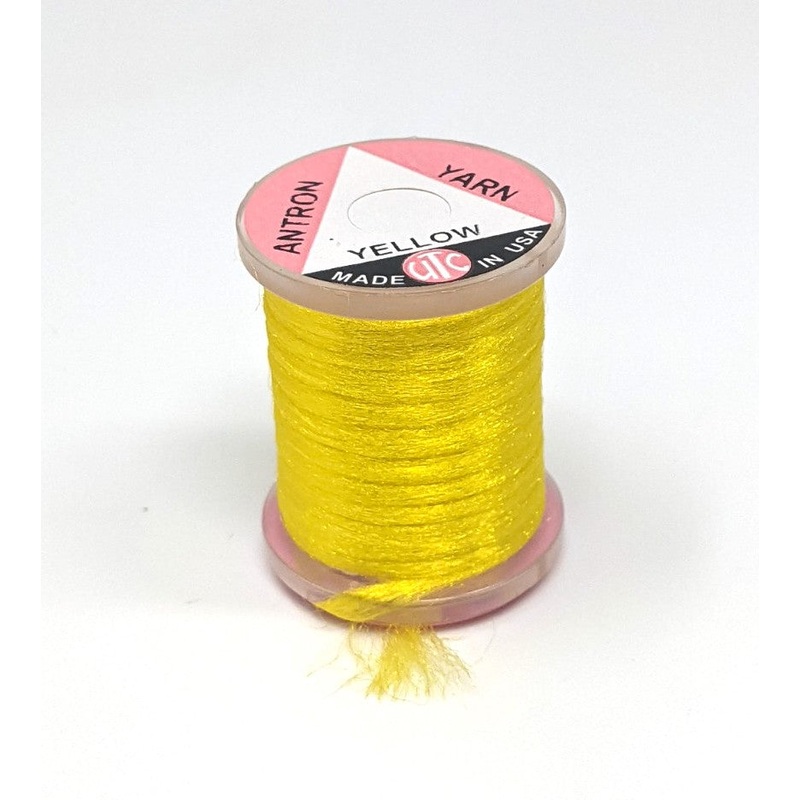 Wapsi Antron Yarn Spool|White|Cream|Yellow|Golden Yellow|Orange|Burnt Orange|Light Gray|Copper Brown|Tan|Brown|Dark Brown|Golden Brown|Red|Wine|Caddis Green|Brown Olive|Purple|Black|Steel Gray|PMD Shuck/Olive|Gray Brown|Rusty Orange|Medium Olive|Olive Dun