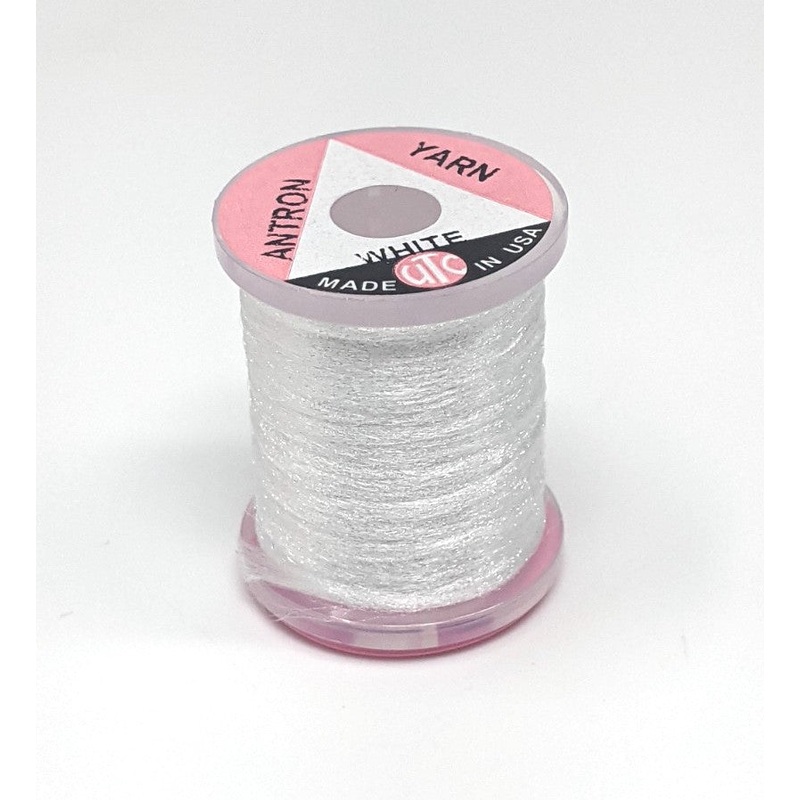 Wapsi Antron Yarn Spool|White|Cream|Yellow|Golden Yellow|Orange|Burnt Orange|Light Gray|Copper Brown|Tan|Brown|Dark Brown|Golden Brown|Red|Wine|Caddis Green|Brown Olive|Purple|Black|Steel Gray|PMD Shuck/Olive|Gray Brown|Rusty Orange|Medium Olive|Olive Dun