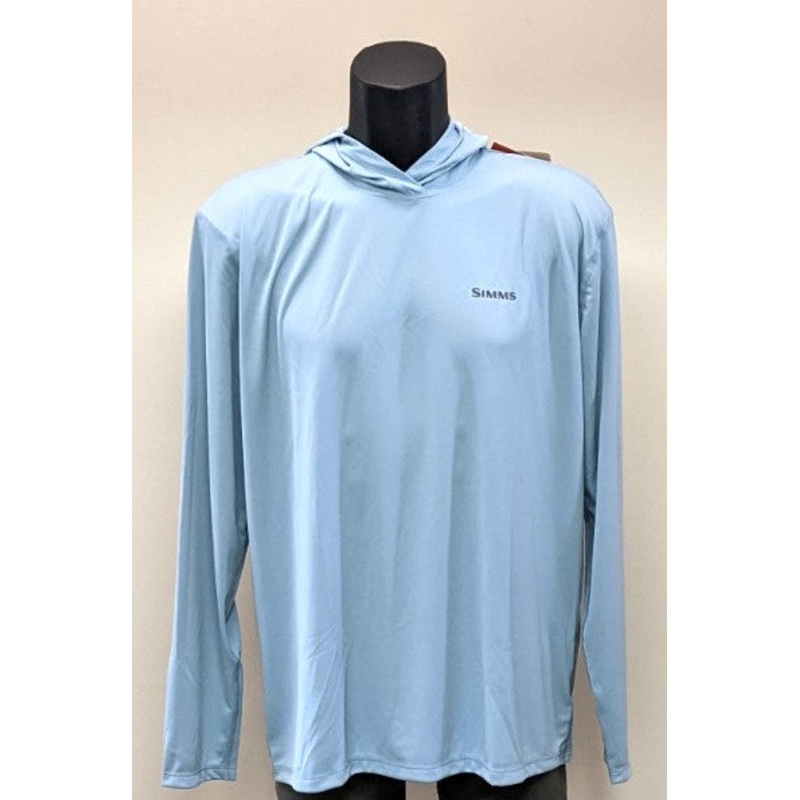 Simms Men’s CBP Tech Hoody Brown Trout Rise Logo