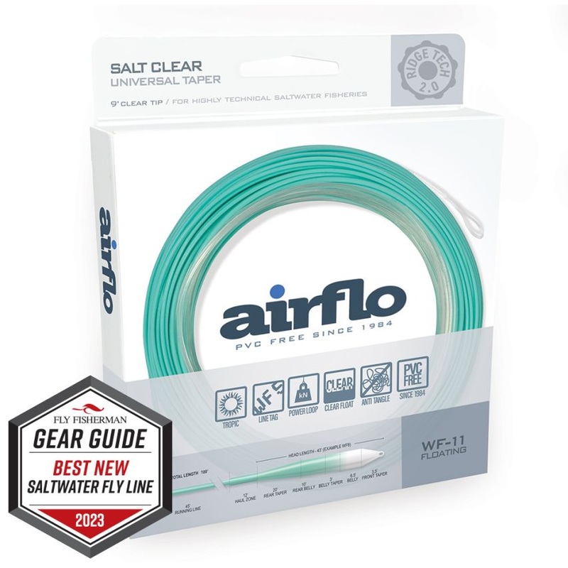 Airflo Superflo Ridge 2.0 Flats Universal Taper 9′ Clear Tip